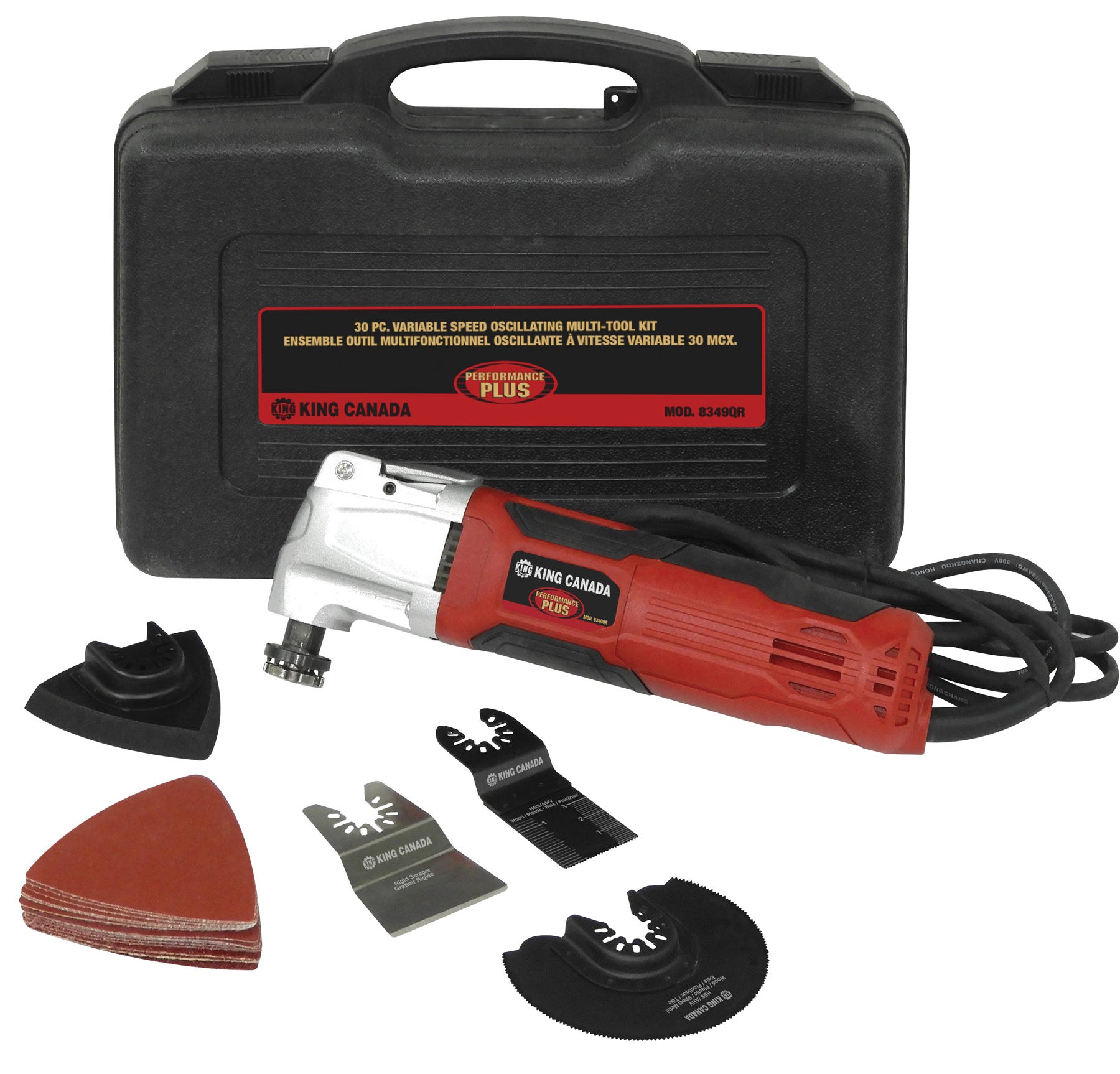 King Canada 30-Piece Oscillating Multi-Tool Set