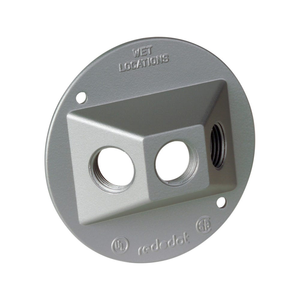 Outdoor Round Cover, 3 Holes