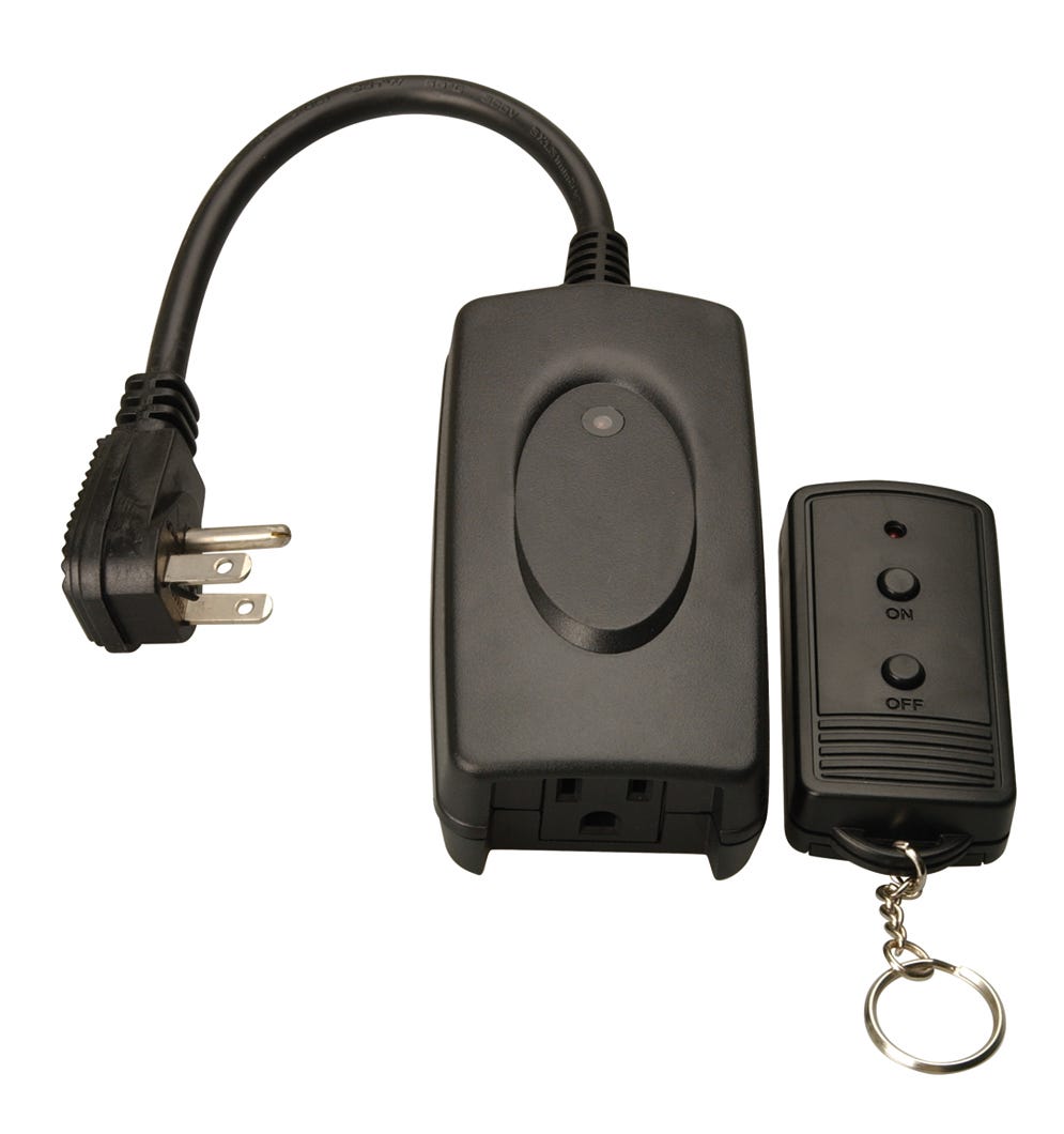 Outdoor Timer with Remote Control for Lights