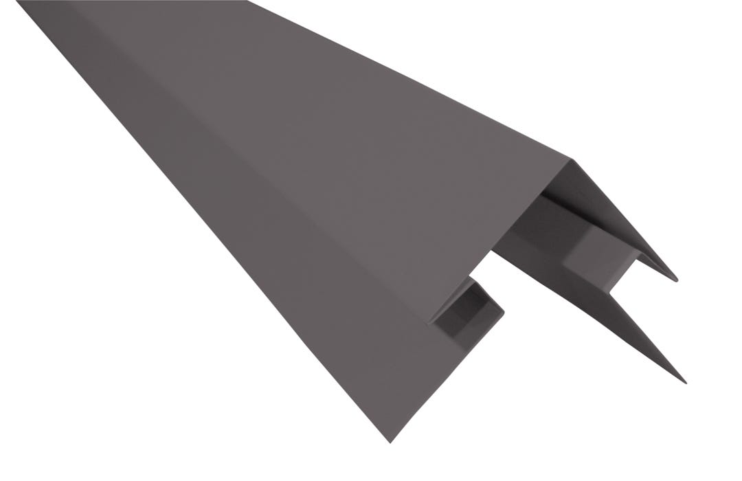 Outside Corner Aluminum for Siding, Timberwolf