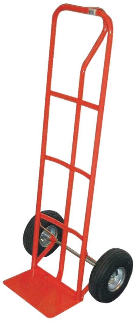 Trolley with 10 in pneumatic tires - steel