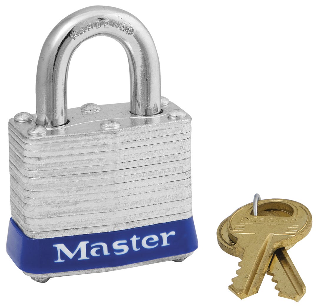 PadLock Laminated with Key