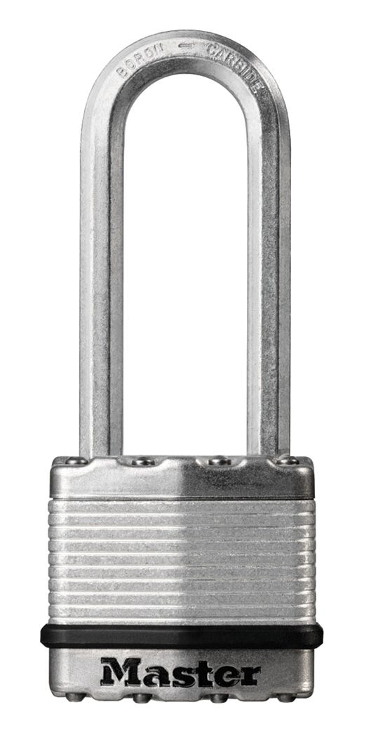PadLock Laminated with Key, Long Shackle