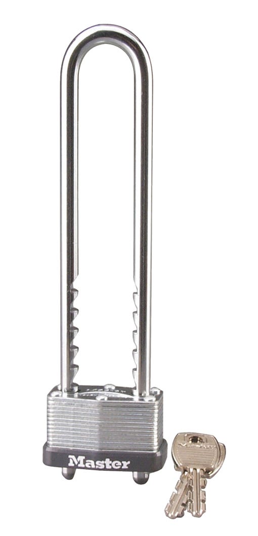 PadLock Warded Laminated Steel, Lock Adjustable Shackle