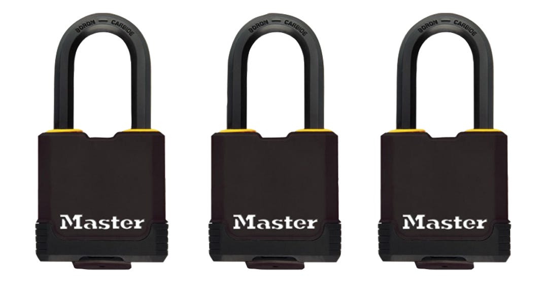 PadLock Wheather Résistant with Key, Octogonale Shackle