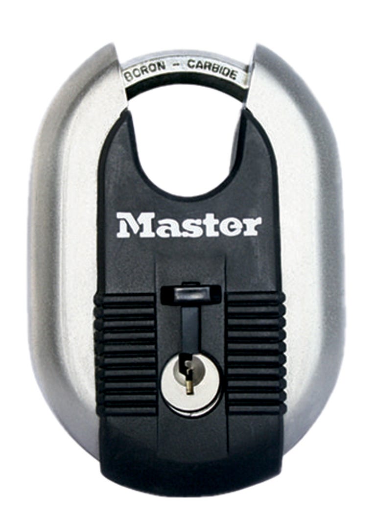 PadLock with shrouded Shackle, Key Cylinder