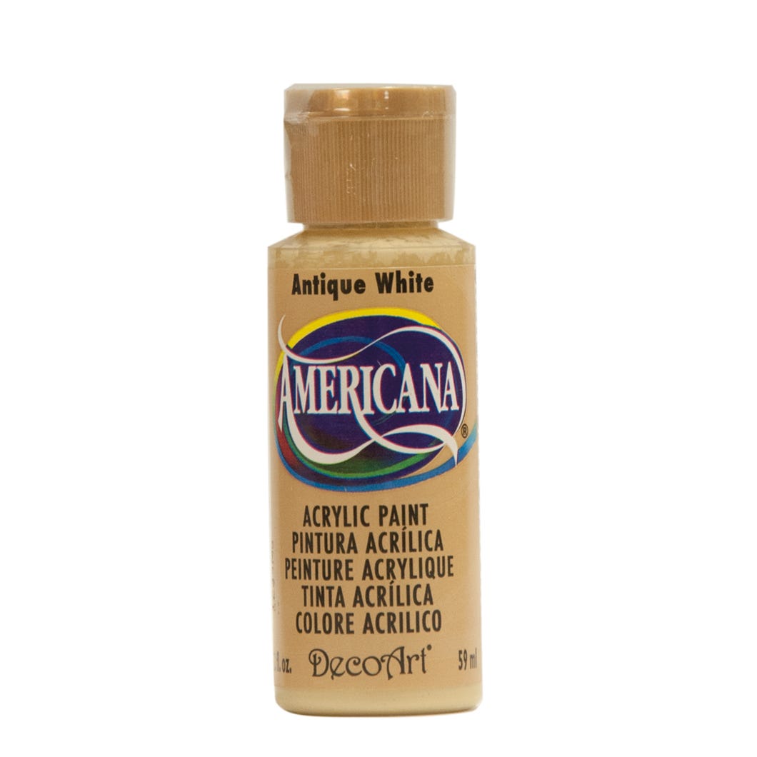 Paint Acrylic, Antique White, 2 oz