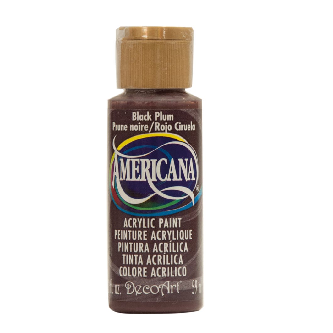 Paint Acrylic, Black Plum, 2 oz