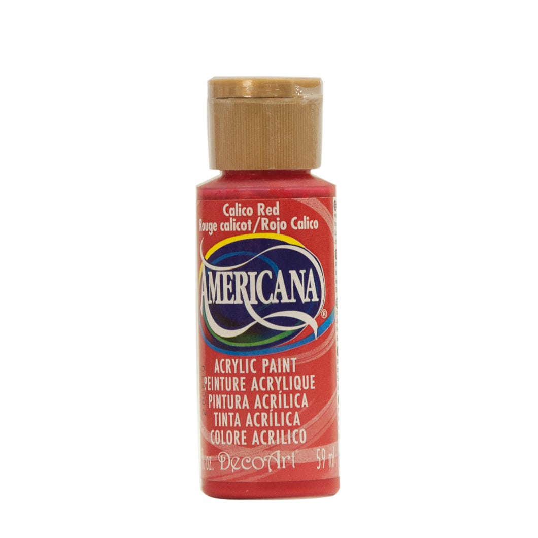Paint Acrylic, Calico Red, 2 oz