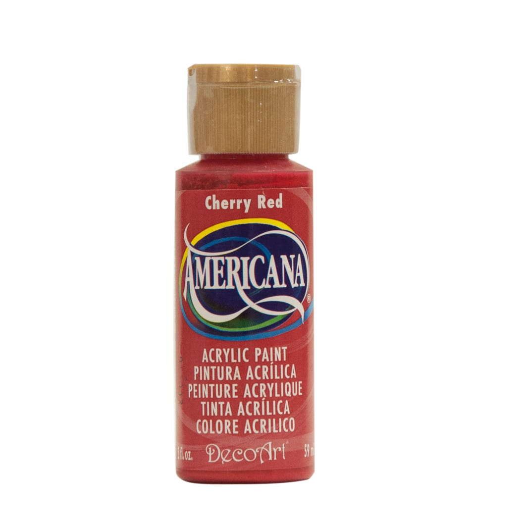 Paint Acrylic, Cherry Red, 2 oz