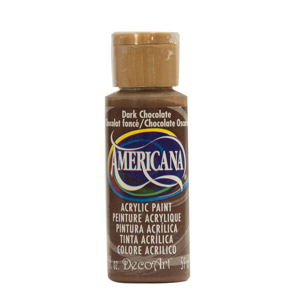 Paint Acrylic, Dark Chocolate, 2 oz