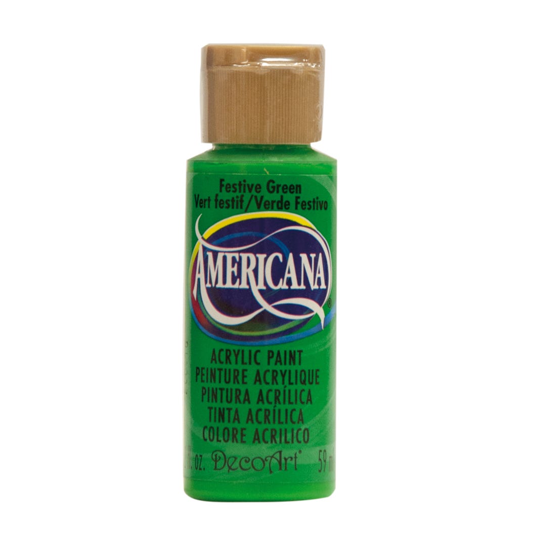 Paint Acrylic, Festive Green, 2 oz