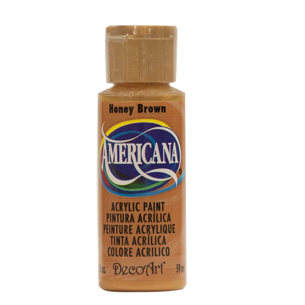 Paint Acrylic, Honey Brown, 2 oz