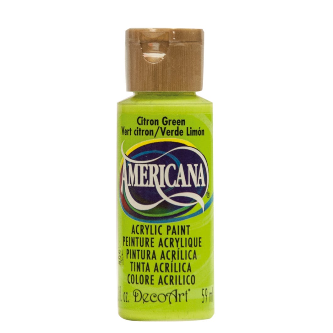 Paint Acrylic, Lemon Green, 2 oz