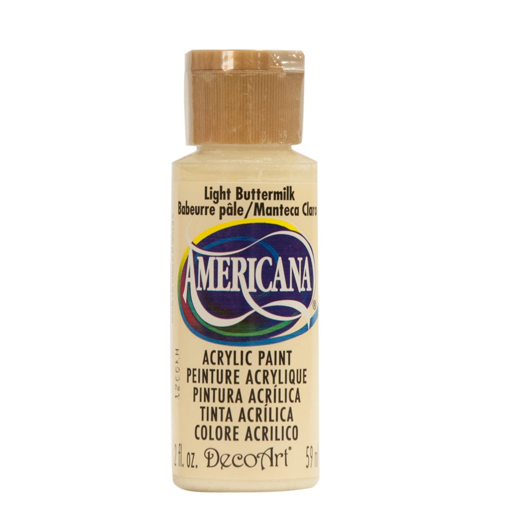 Paint Acrylic, Light Buttermilk, 2 oz