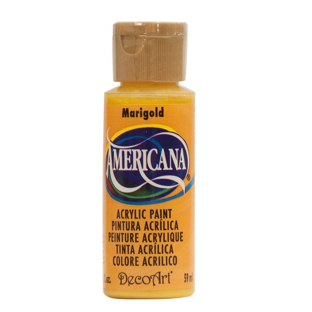 Paint Acrylic, Marigold, 2 oz