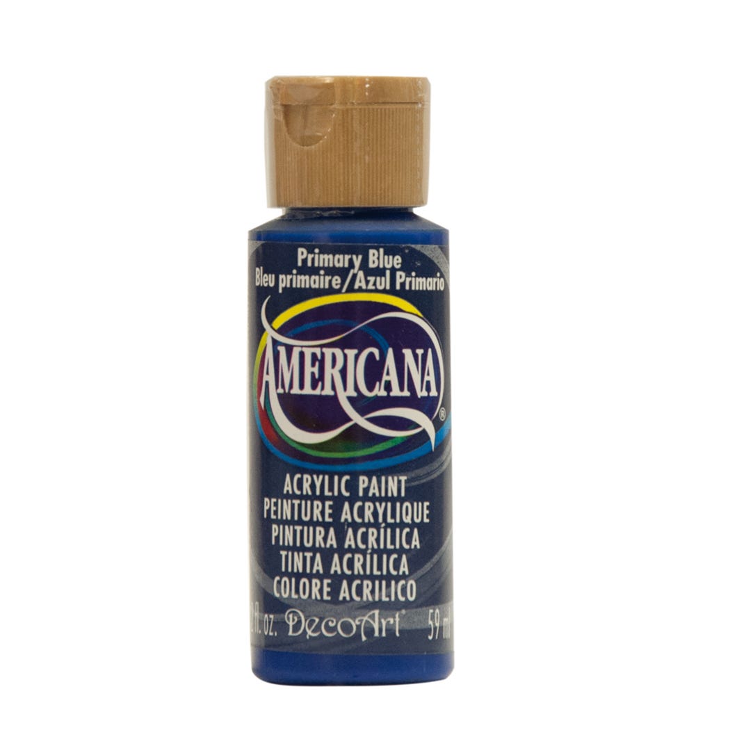 Paint Acrylic, Primary Blue, 2 oz