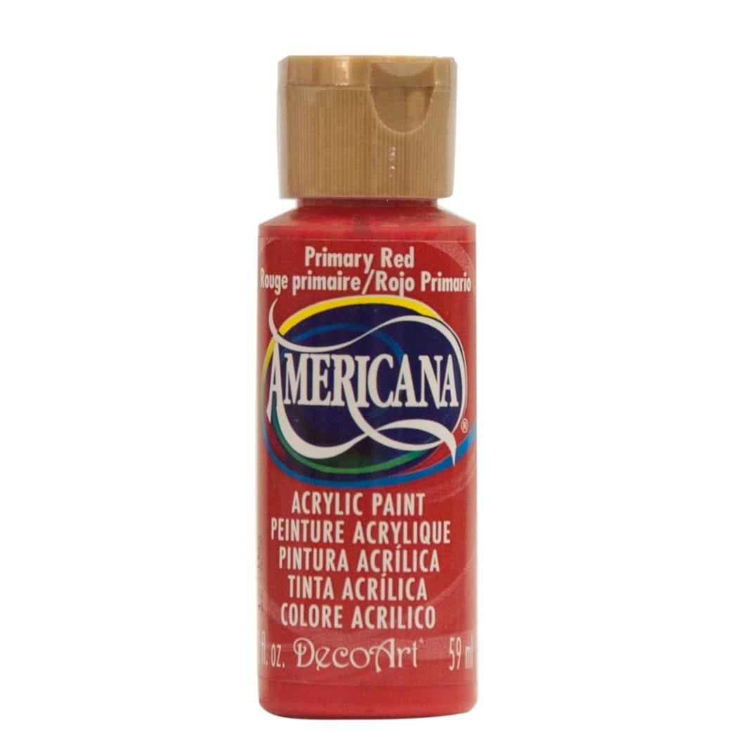 Paint Acrylic, Primary Red, 2 oz