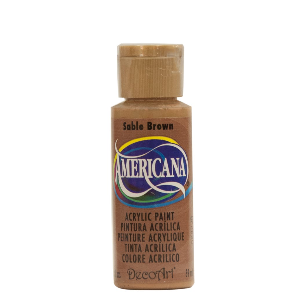 Paint Acrylic, Sable Brown, 2 oz