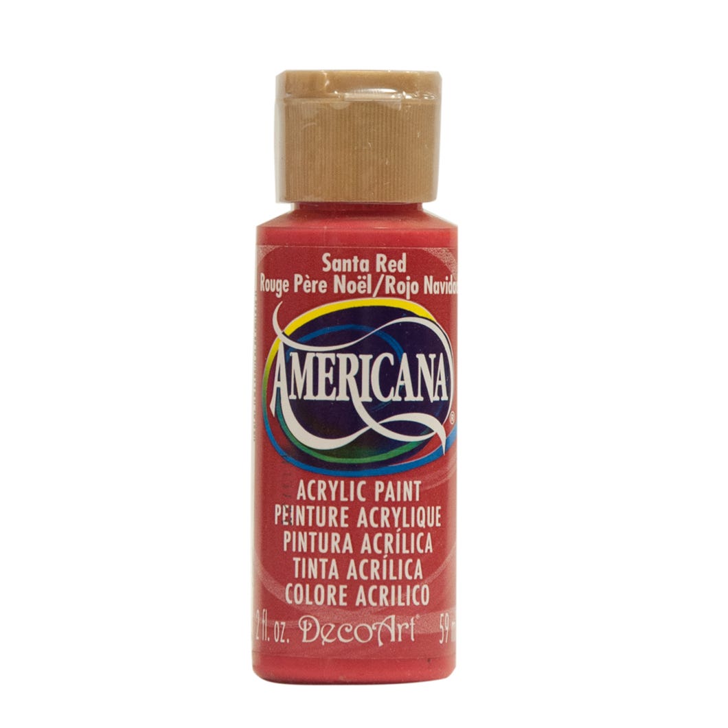 Paint Acrylic, Santa Red, 2 oz