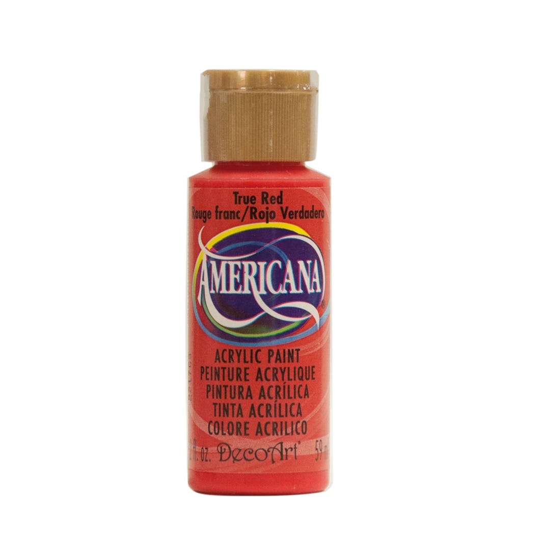 Paint Acrylic, True Red, 2 oz