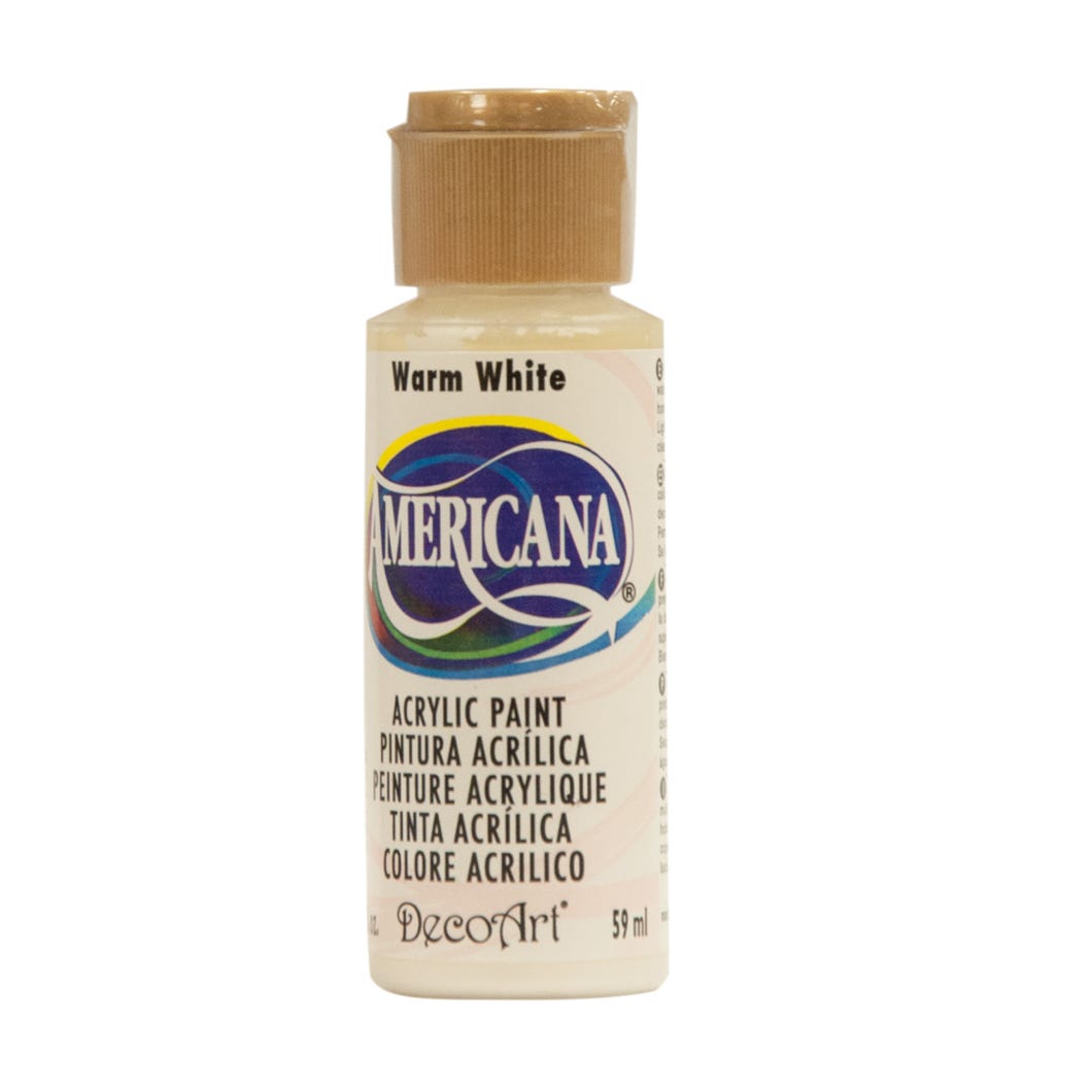Paint Acrylic, Warm White, 2 oz