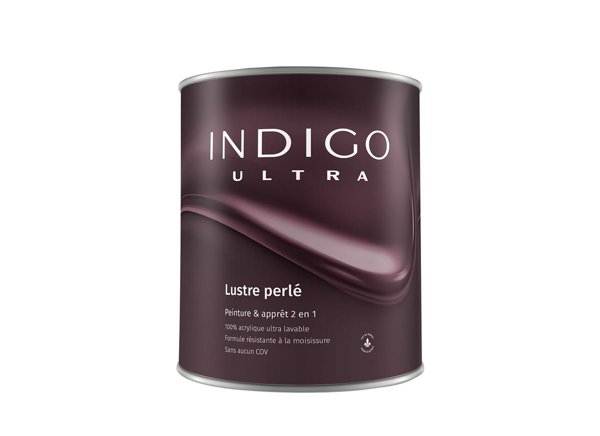 INDIGO ULTRA Paint & Primer, Pearl Finish, Base #2, Liter