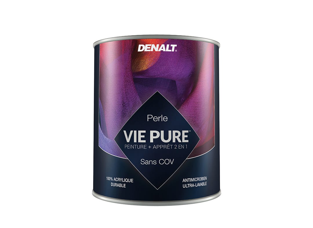 VIE PURE Paint & Primer, Pearl Finish, Neutral Base, Liter