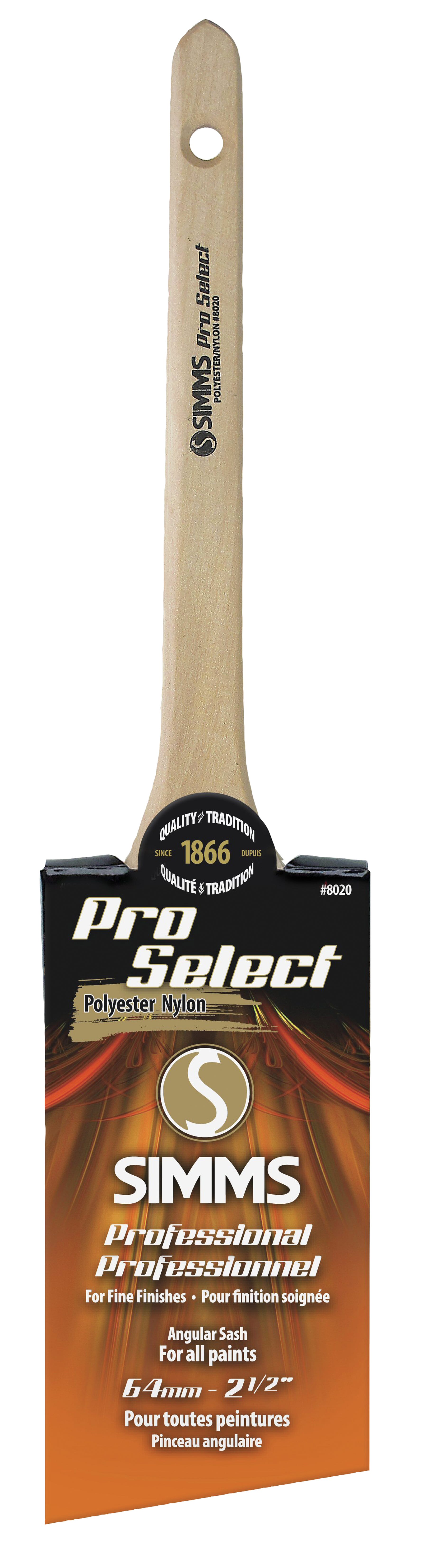 Polyester Angular Brush, 2-1/2 in