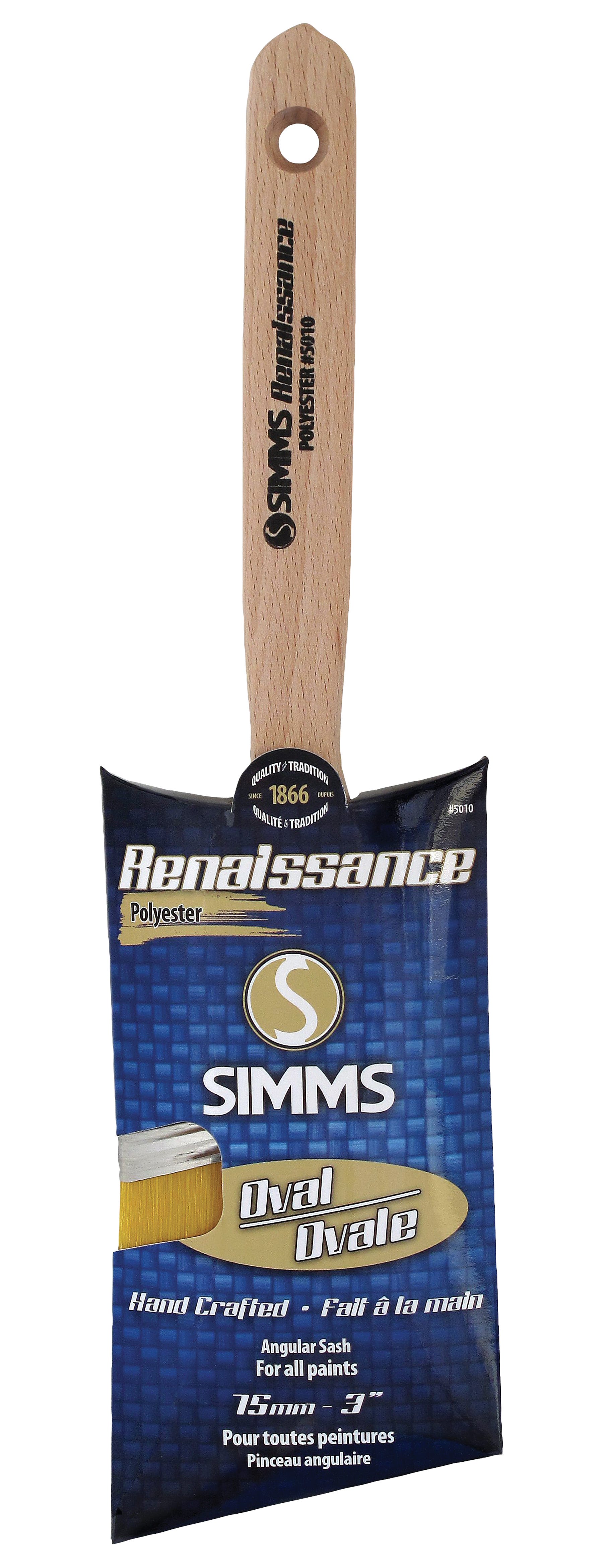 Polyester Oval Brush, 3 in