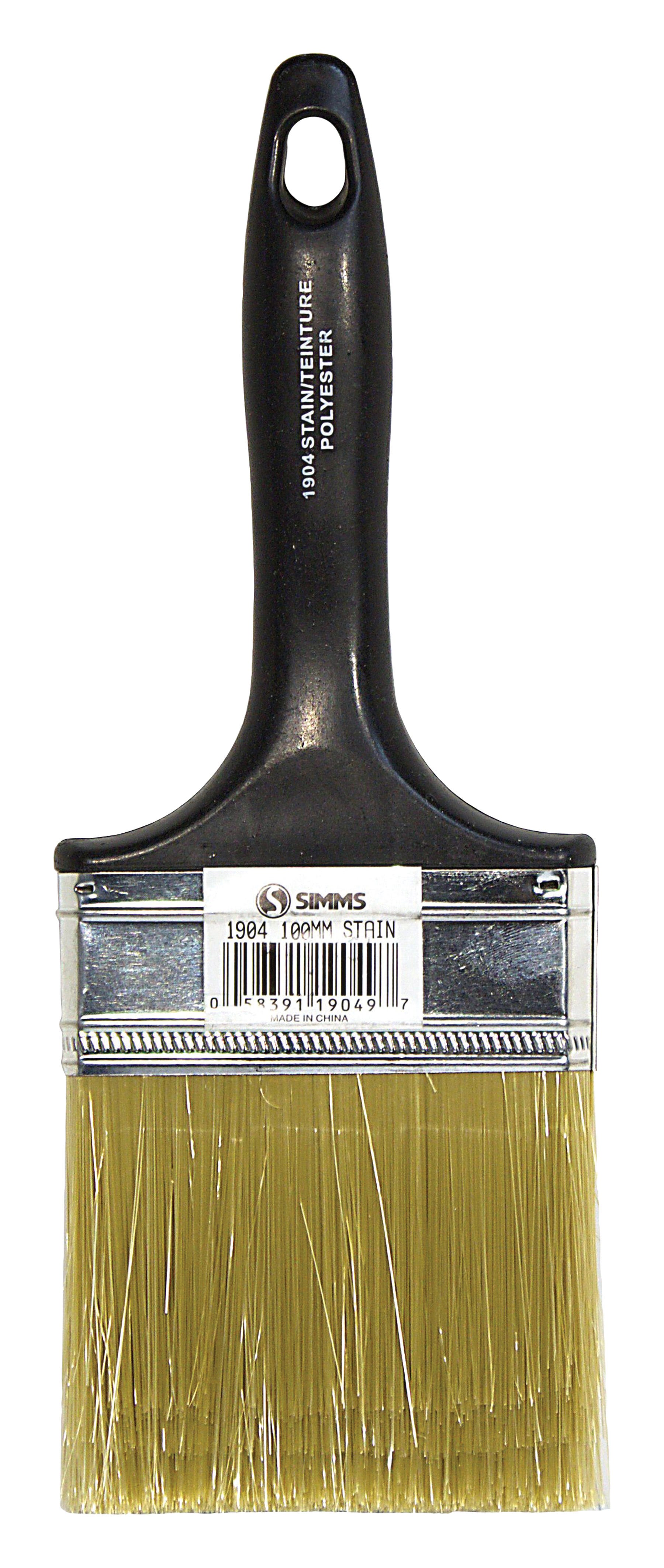 Paint brush stain poly., 4 in.