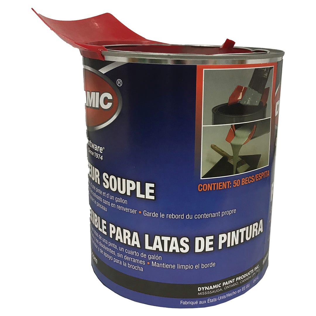 Paint spout flexible