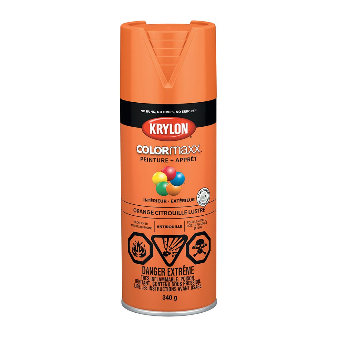 Spray Paint, Gloss Pumpkin Orange, 340 g
