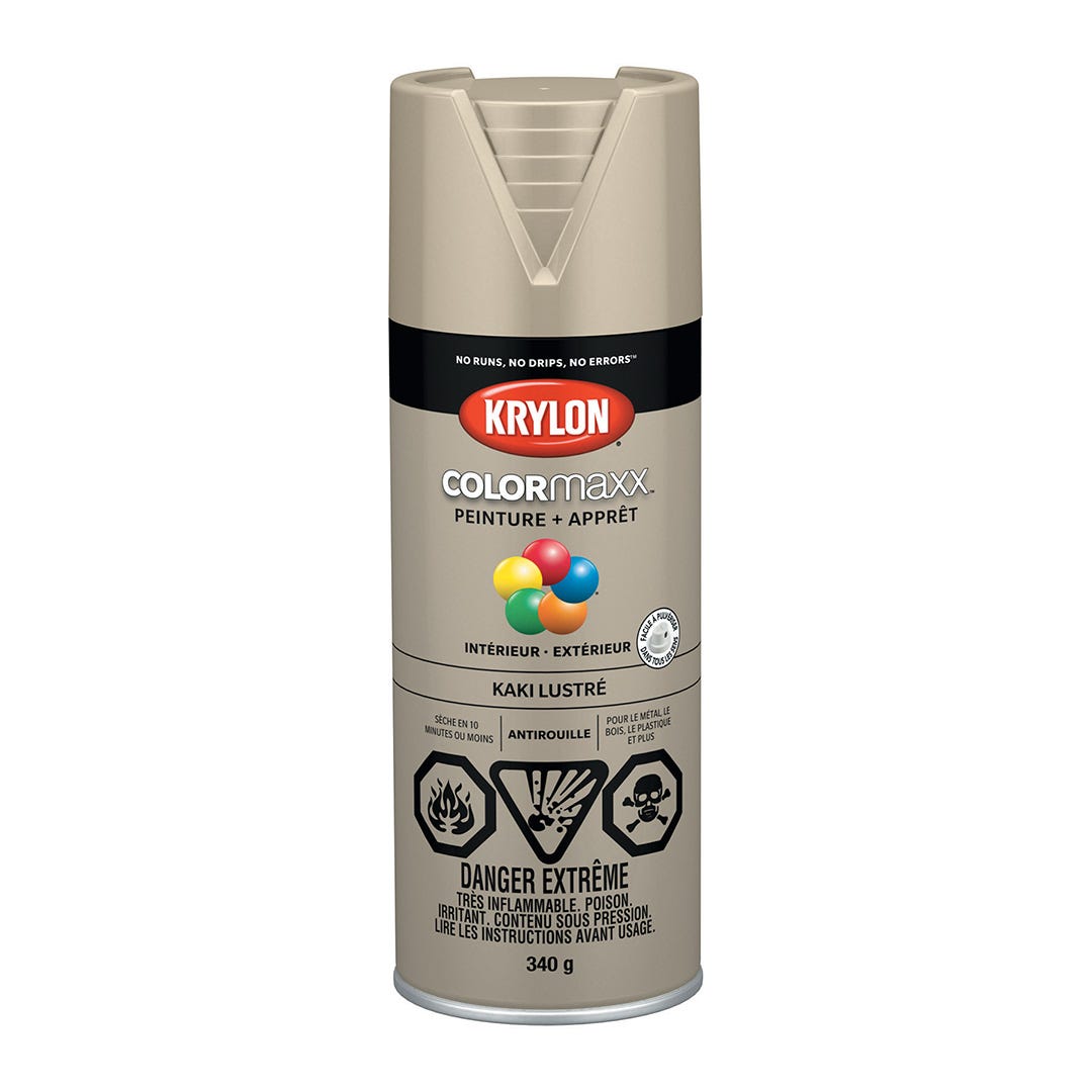 Spray Paint, Gloss Khaki, 340 g