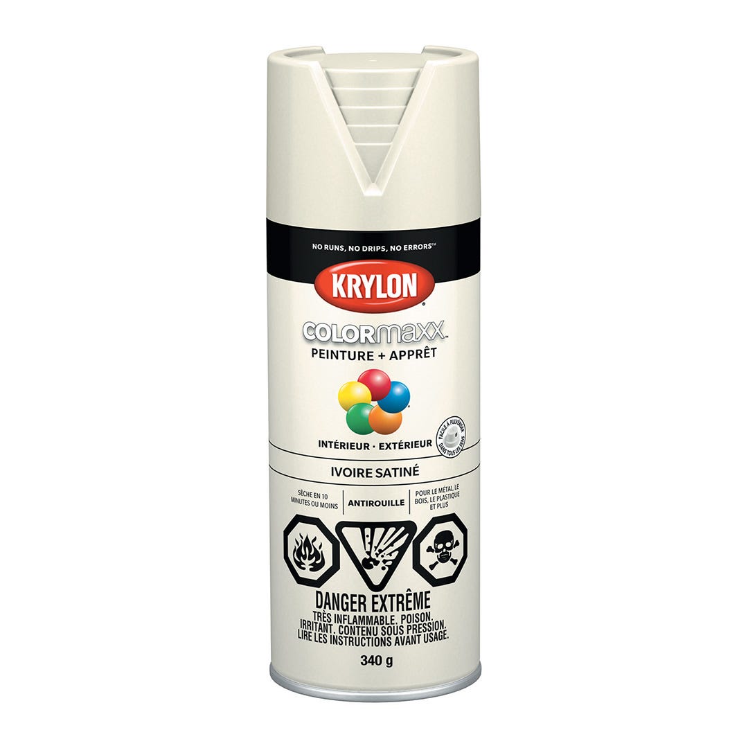 Spray Paint, Satin Ivory, 340 g