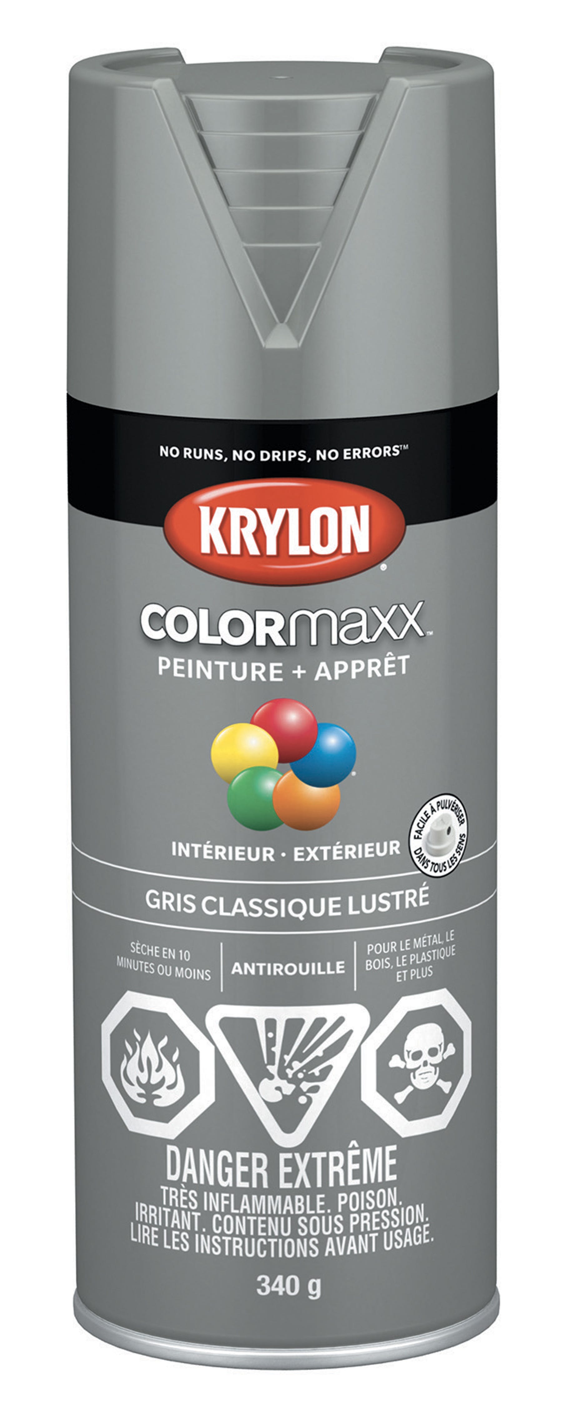 Spray Paint, Classic Grey, 340 g