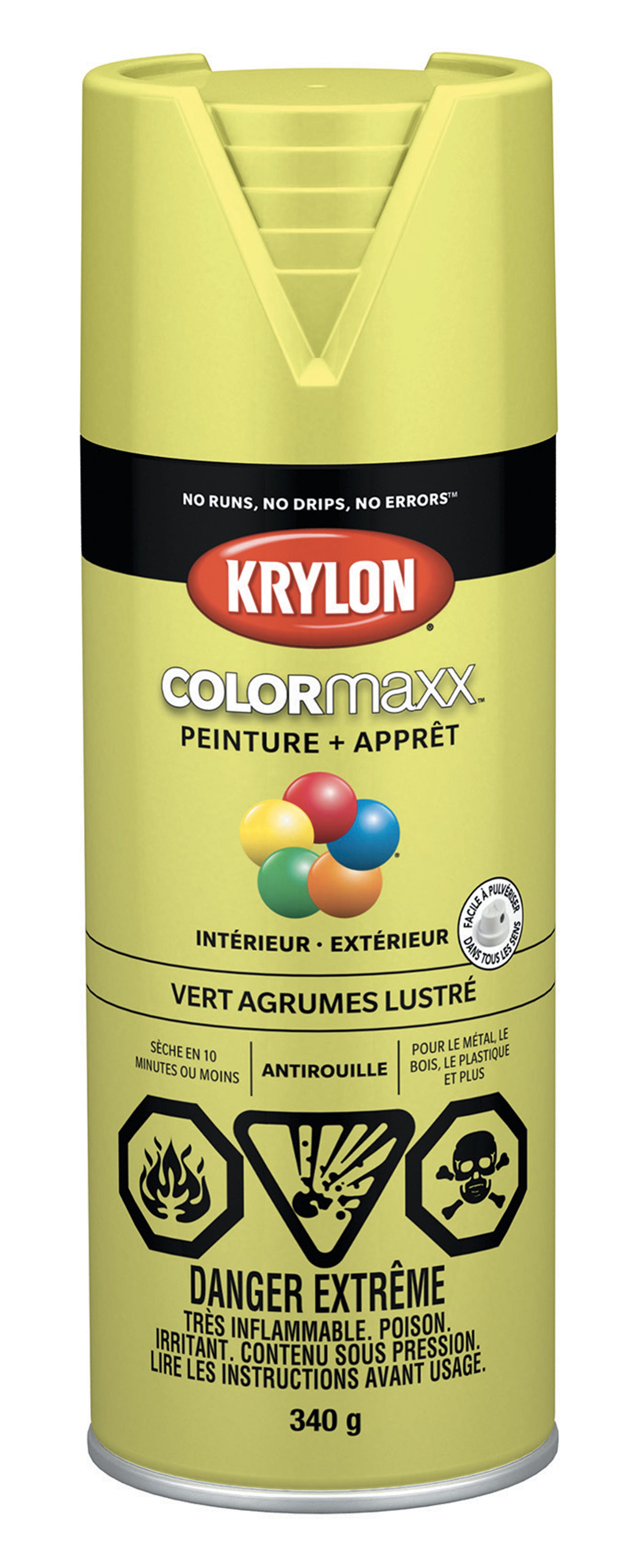 Spray Paint, Citrus Green, 340 g