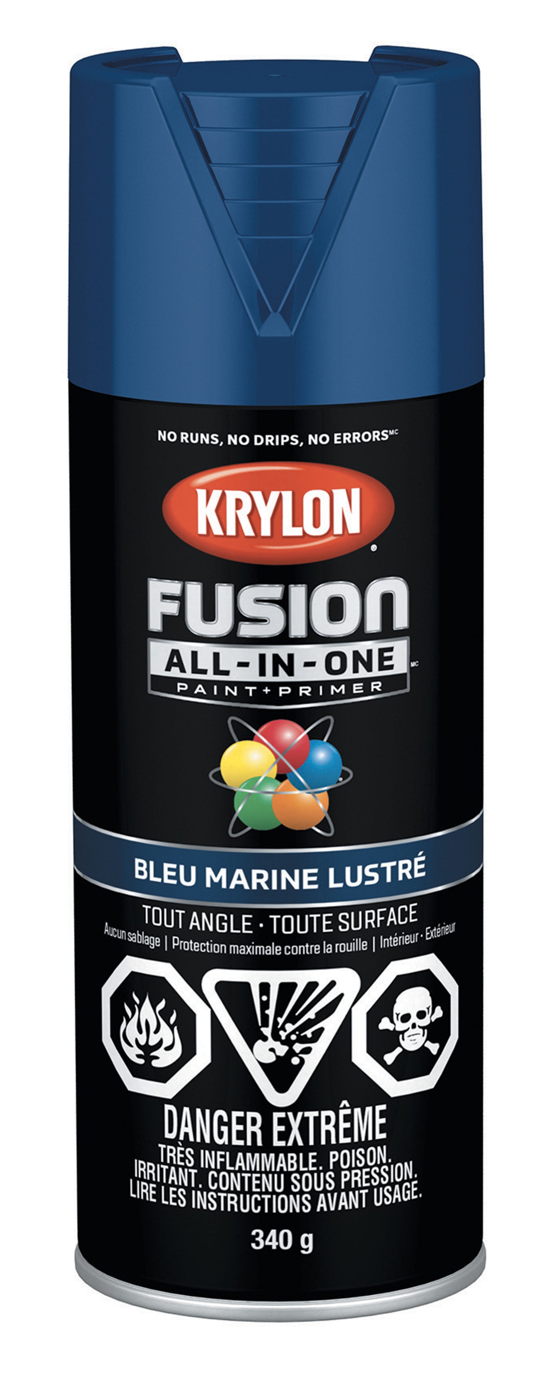 Spray Paint, Gloss Navy, 340 g