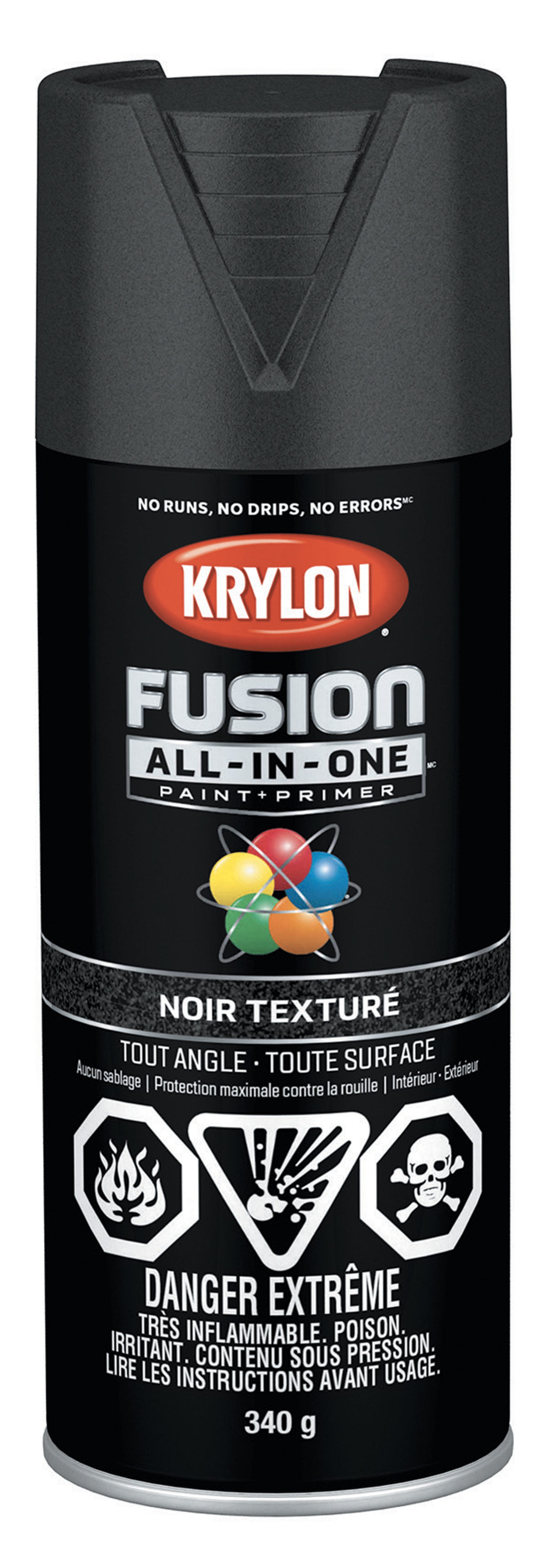 Spray Paint, Textured black, 340 g