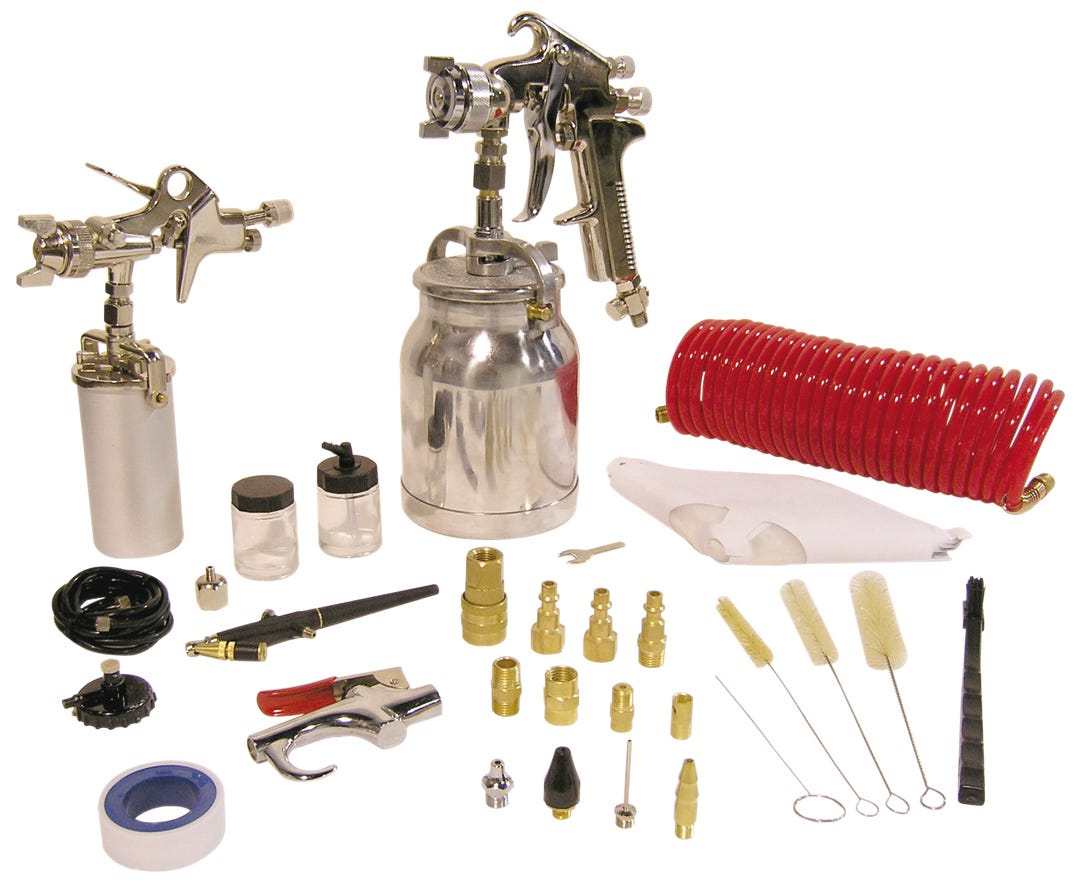 Paint spray gun kit