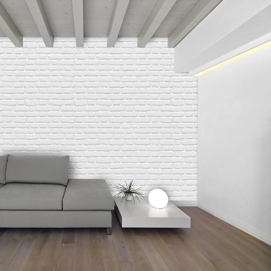 Panel brick wall look