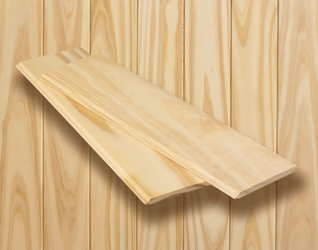 Panelling, Clear Pine, V-Joint, 9 1/3 Sq-ft. Covers