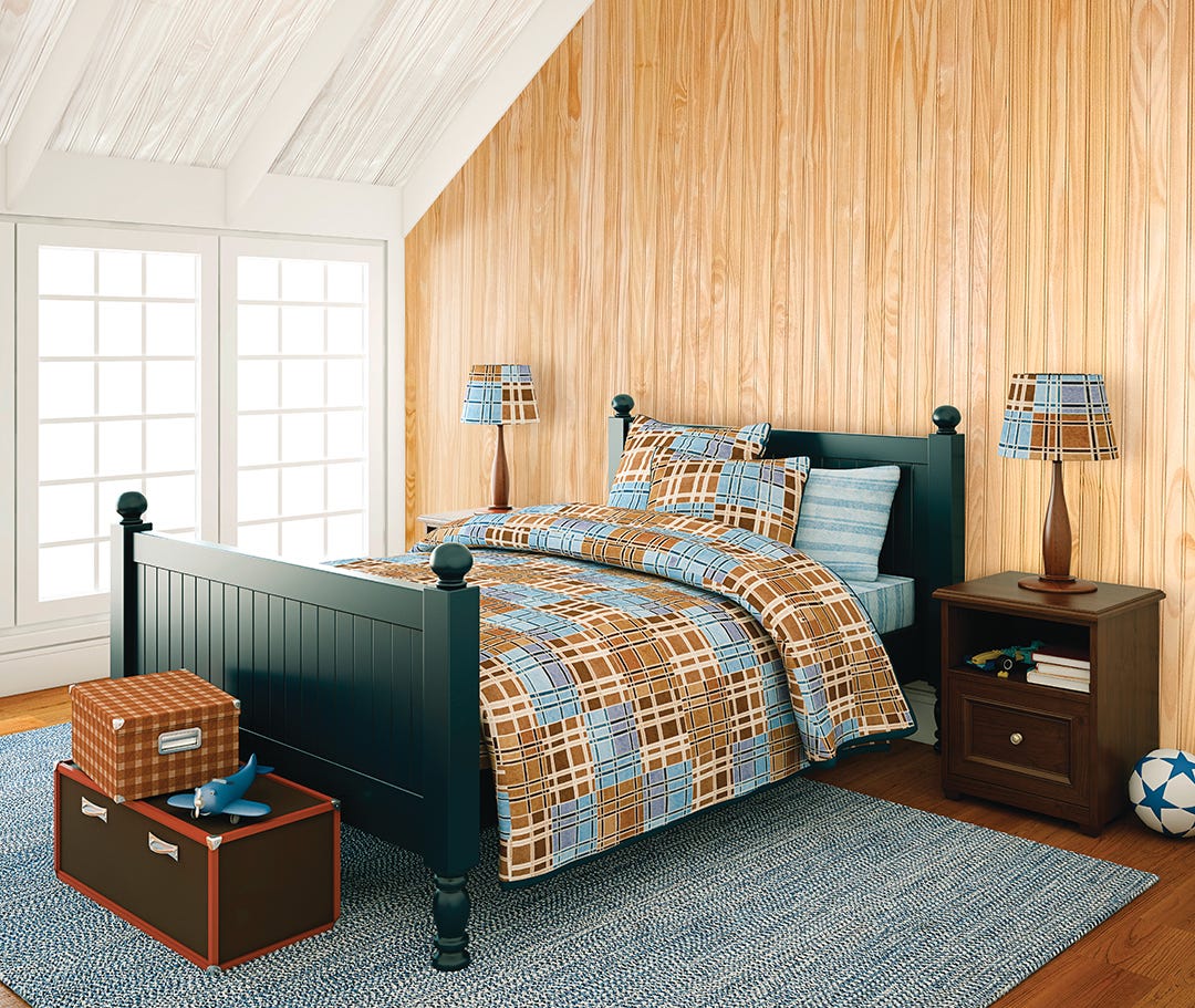 Panelling, Clear Pine, V-Joint, 9 1/3 Sq-ft. Covers