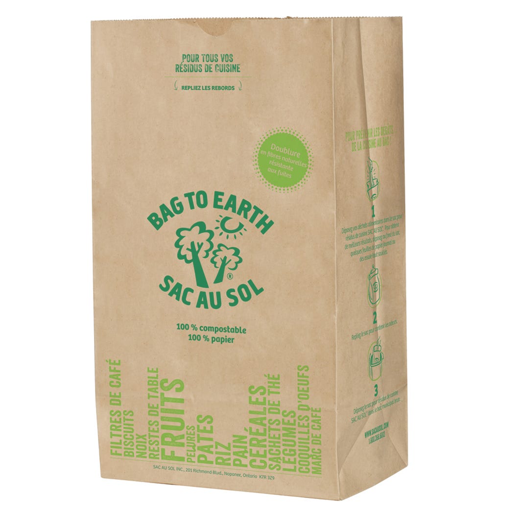 Kitchen Waste Liner Bags, 5 Pack