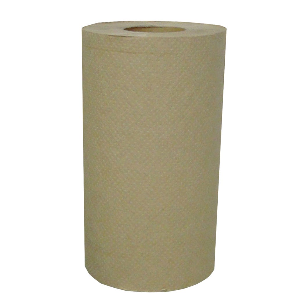 Brown paper towel roll
