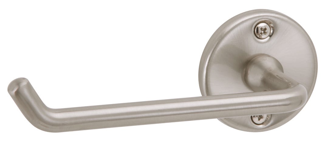 European Toilet Paper Holder, Satin Nickel