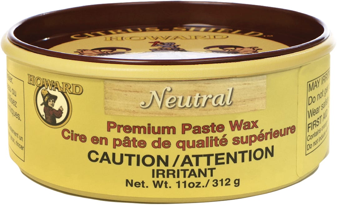 Paste wax, Neutral, 11 oz