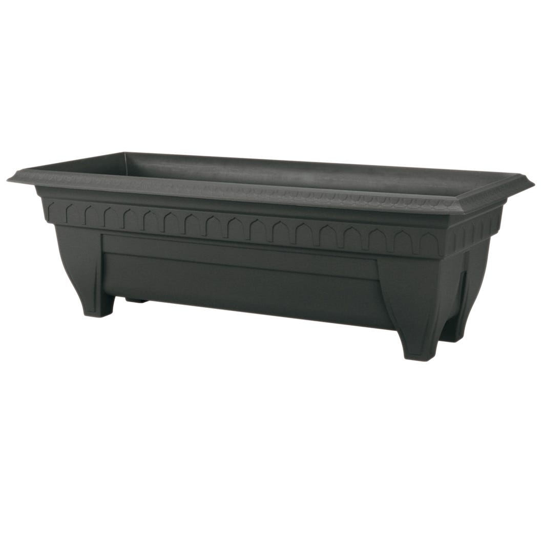 Dcn Azura Patio Planter, Black, 27-in.