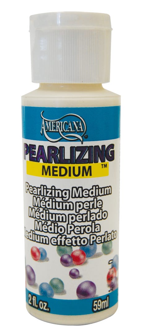 Pearlizing Paint, Pearlizing Medium, 2 oz