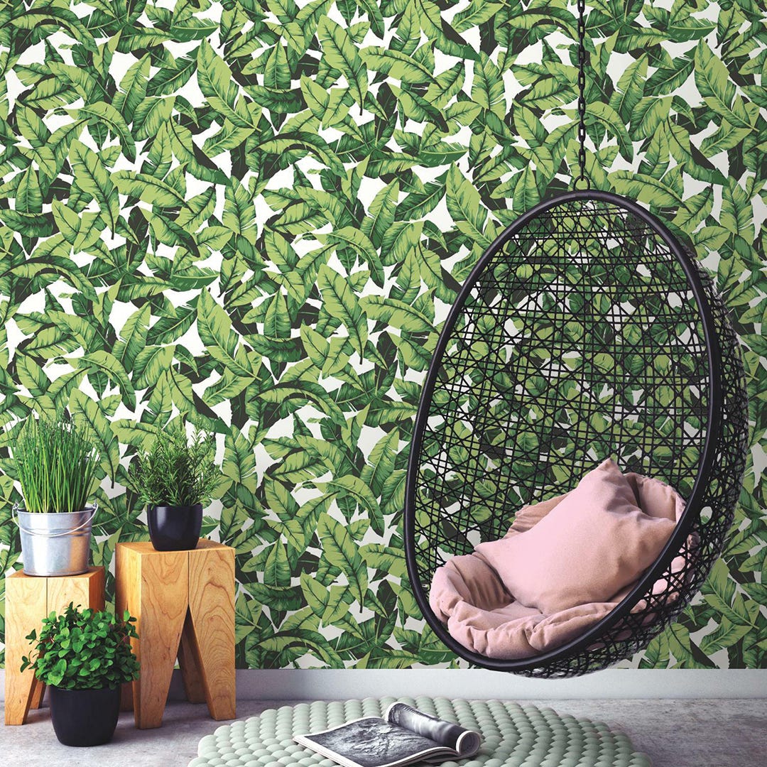 Peel & Stick Wall, Palm Leaf